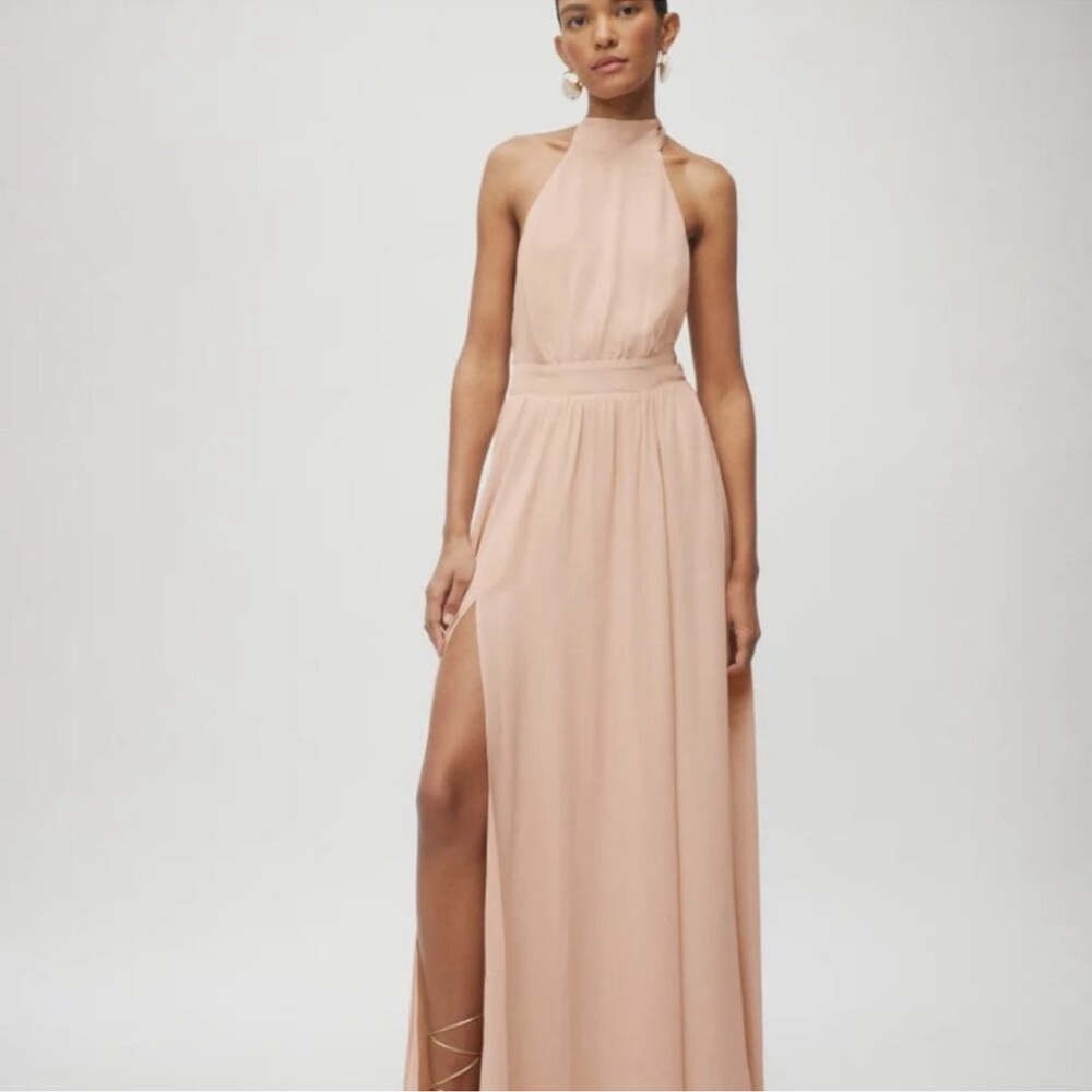 Reformation Andee Dress in Champagne Size 8